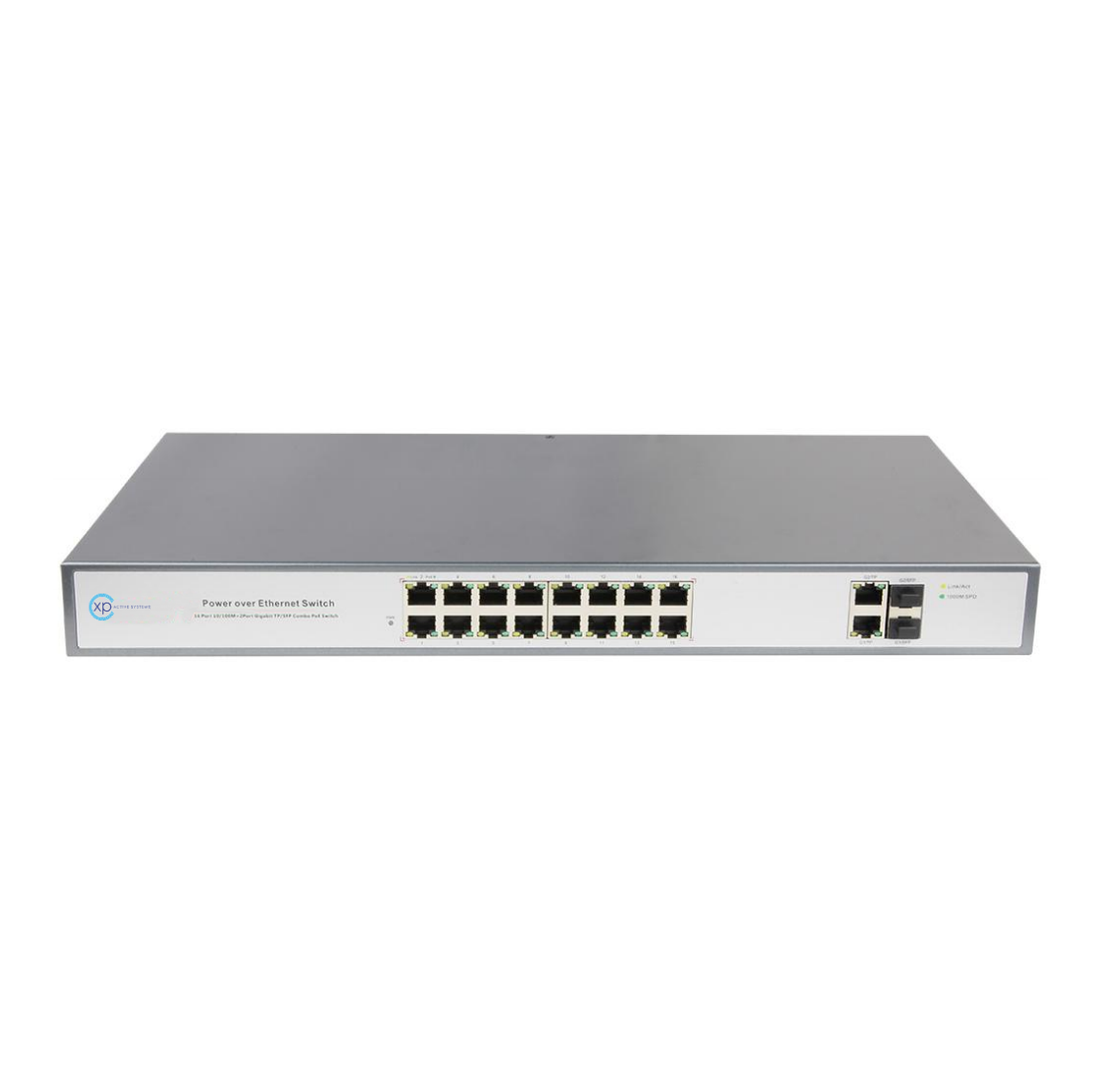  16 Port 10/100 PoE + 2 Gigabit Combo Yöneti...