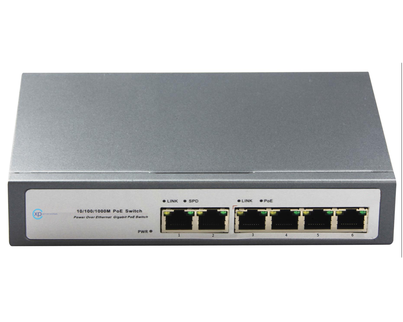 4 port 10/100/1000 PoE + 2 port 10/100/1000T...