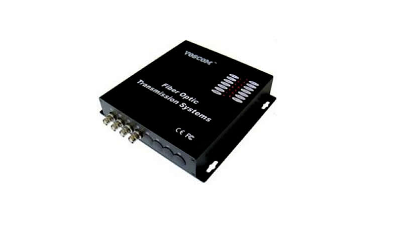 4 Kanal Video Fiber Transmitter & Receiver