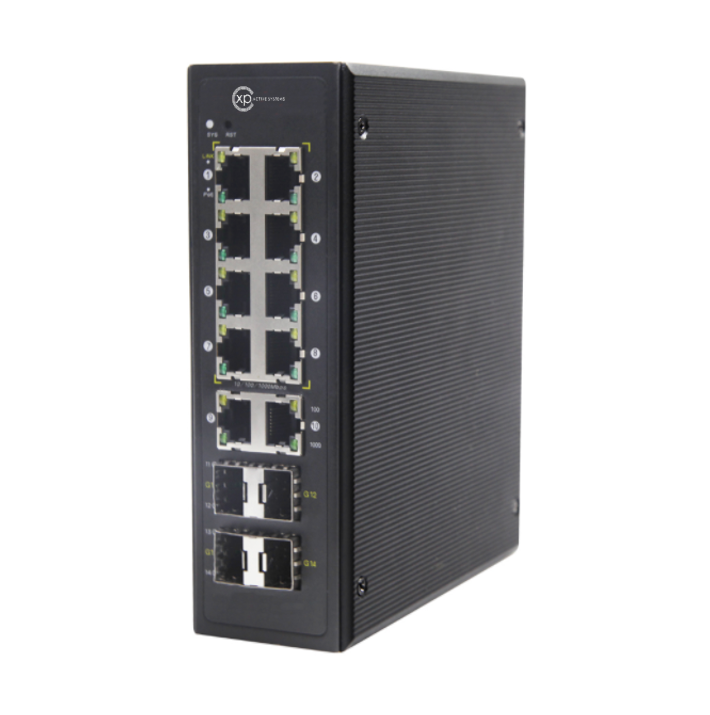  10 port 10/100/1000T (8 ports PoE) + 4 port...