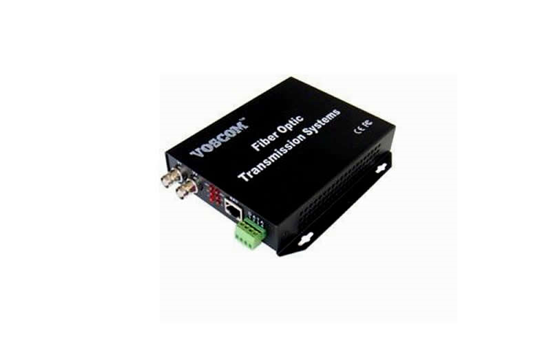 2 Kanal Video Fiber Transmitter & Receiver