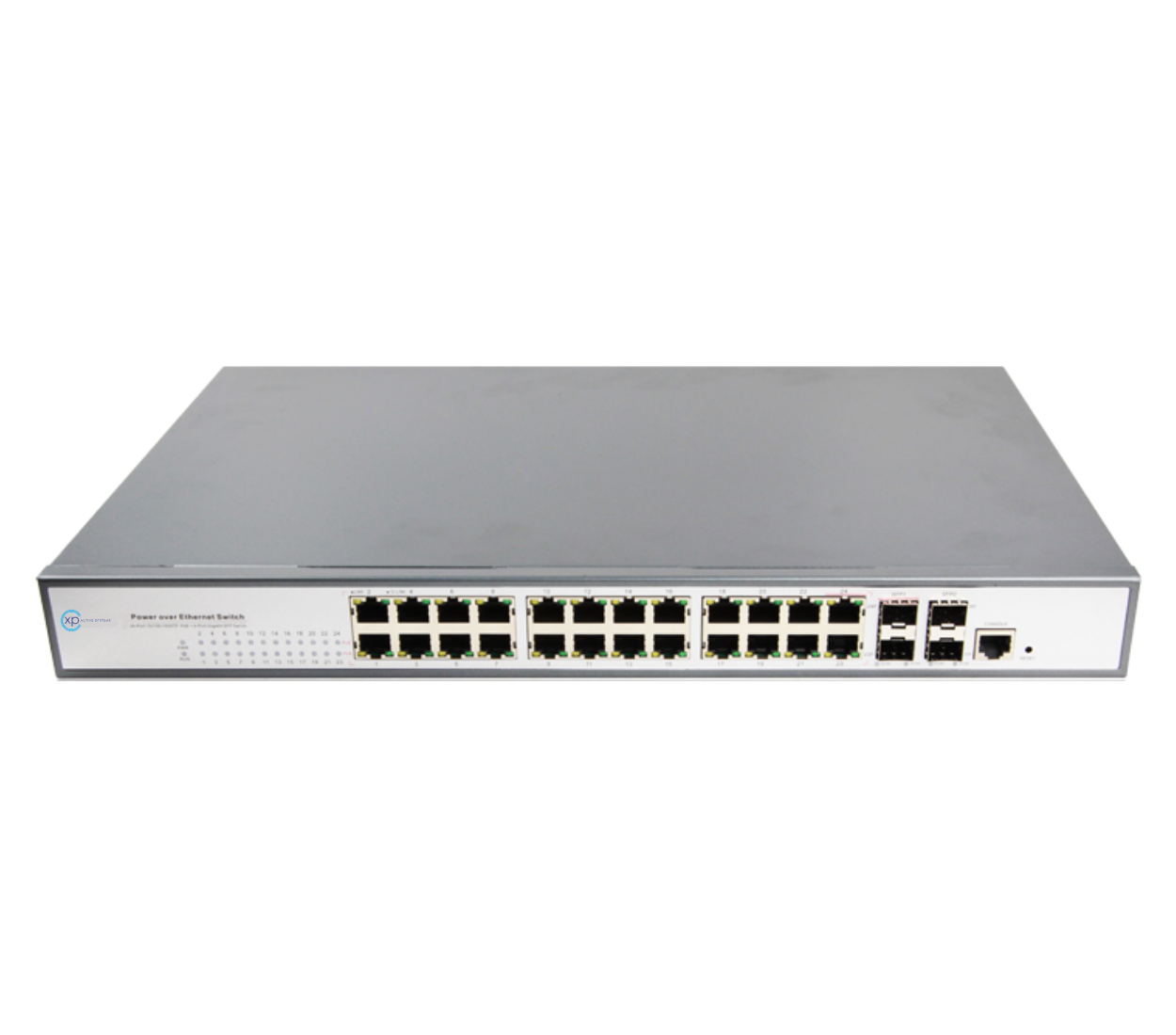 22 port 10/100/1000 PoE + 2 Gigabit Combo + ...