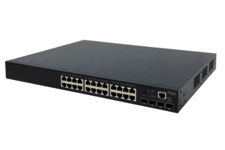 24 x GE + 4 x 10G SFP+ ports L2+ Switch