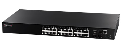  L2 GbE PoE 24 x 10/100/1000Base-TX PoE +4 G...