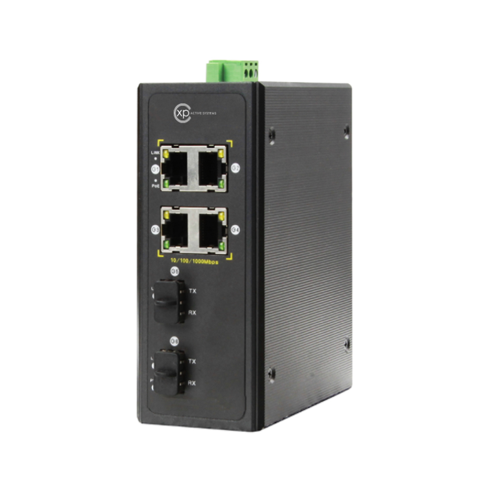 4 port 10/100/1000 PoE + 2 port 100/1000 SFP...