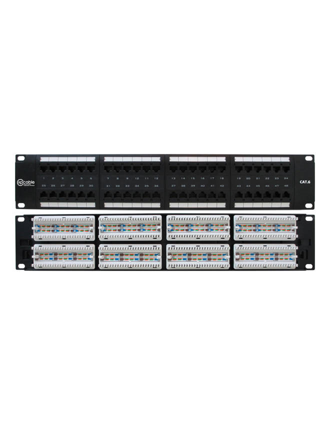 XPCABLE CAT6  48 Port UTP PATCH PANEL