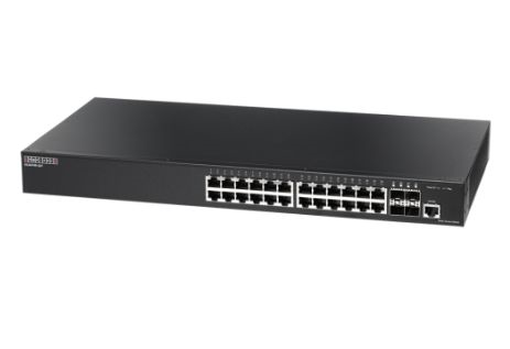 24 ports 10/100/1000Base-T + 4G SFP Web Smar...